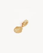 Yellow Gold Vermeil By the Shore Shell Pendant