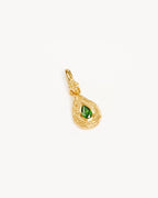 Yellow Gold Vermeil With Love Birthstone Annex Link Pendant - May