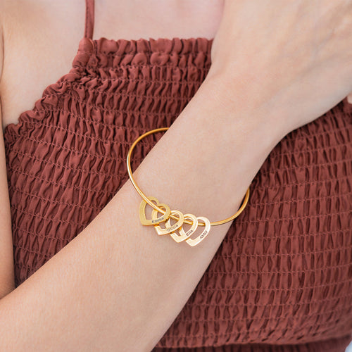 Personalized Hearts Love Bracelet