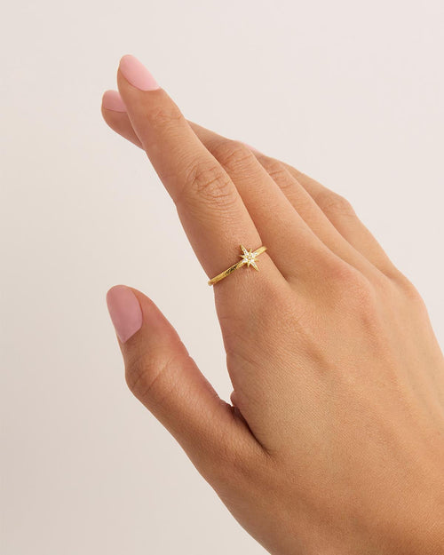 Yellow Gold Vermeil Starlight Ring
