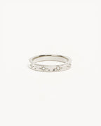 White Gold Vermeil Stardust Ring