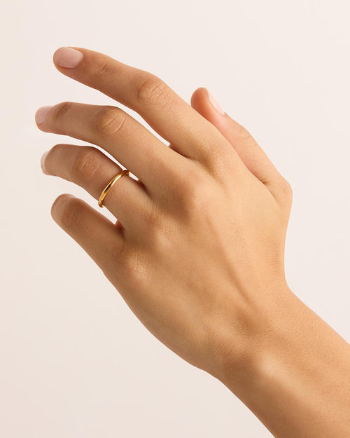 Yellow Gold Vermeil Lover Thin Ring