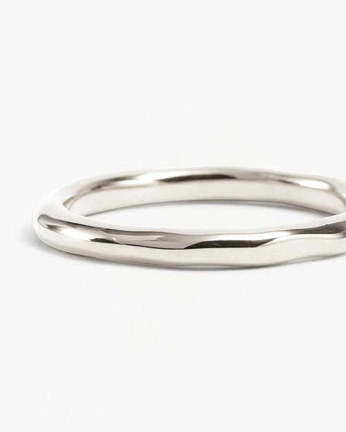 White Gold Vermeil Lover Thin Ring