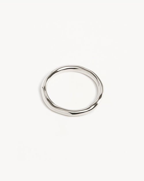 White Gold Vermeil Lover Thin Ring