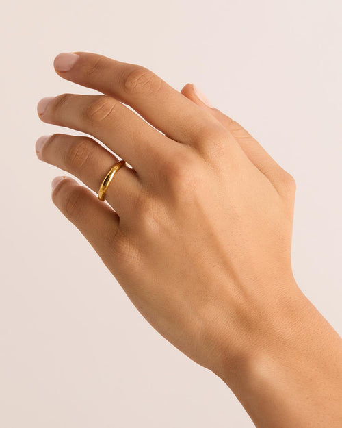 Yellow Gold Vermeil Lover Medium Ring