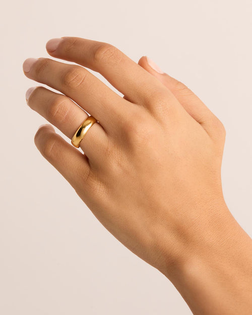 Yellow Gold Vermeil Lover Bold Ring