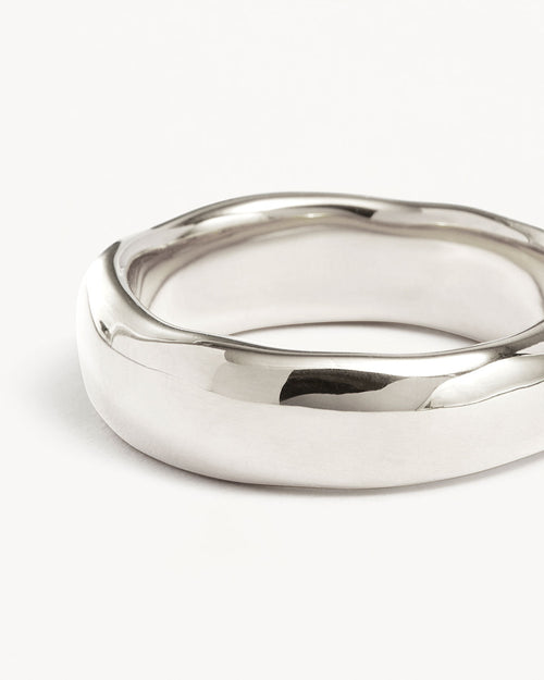 White Gold Vermeil Lover Bold Ring