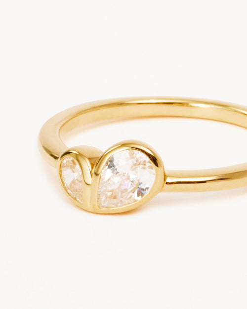 Yellow Gold Vermeil Adored Ring