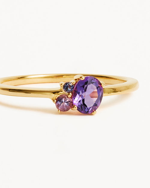 Yellow Gold Vermeil Kindred Birthstone Ring - February