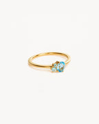 Yellow Gold Vermeil Kindred Birthstone Ring - March