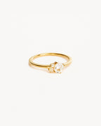 Yellow Gold Vermeil Kindred Birthstone Ring - April