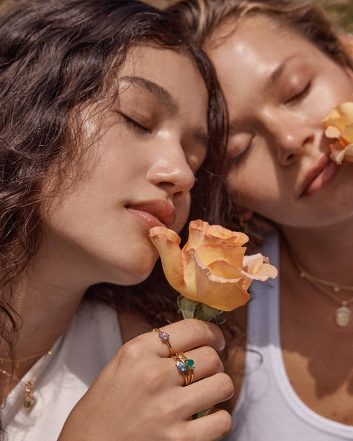 Yellow Gold Vermeil Kindred Birthstone Ring - May