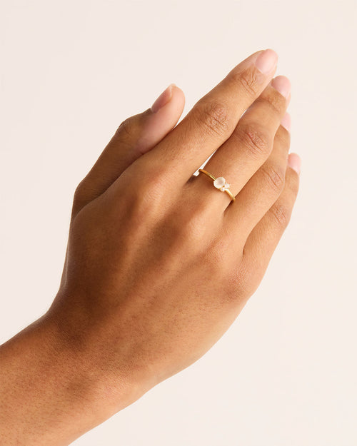 Yellow Gold Vermeil Kindred Birthstone Ring - June