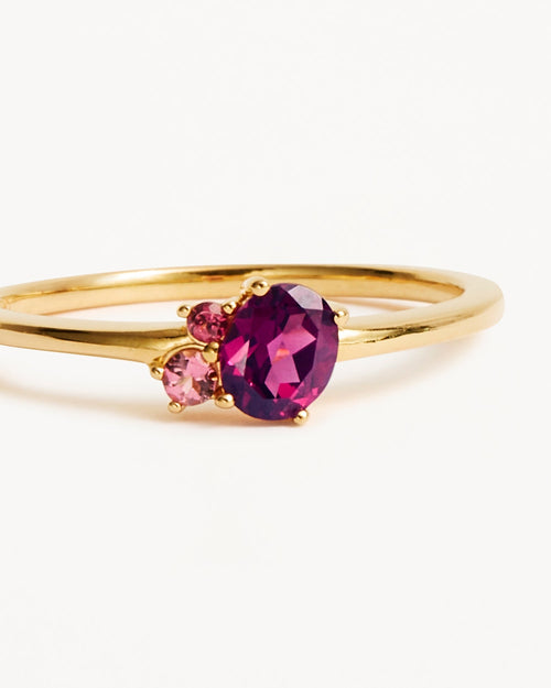 Yellow Gold Vermeil Kindred Birthstone Ring - July