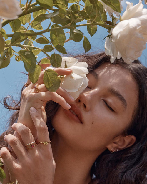 Yellow Gold Vermeil Kindred Birthstone Ring - July