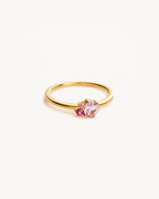Yellow Gold Vermeil Kindred Birthstone Ring - October