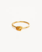 Yellow Gold Vermeil Kindred Birthstone Ring - November