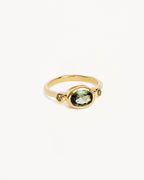 Yellow Gold Vermeil Radiant Soul Ring - Forest