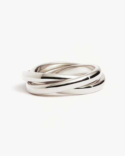 White Gold Vermeil Now and Forever Ring
