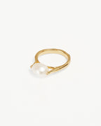 Yellow Gold Vermeil Harmony Pearl Ring