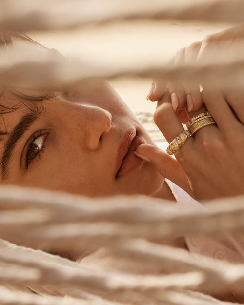 Yellow Gold Vermeil Shine Bright Ring