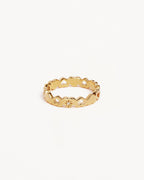 Yellow Gold Vermeil Connected Hearts Ring