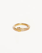 Yellow Gold Vermeil Connection Ring