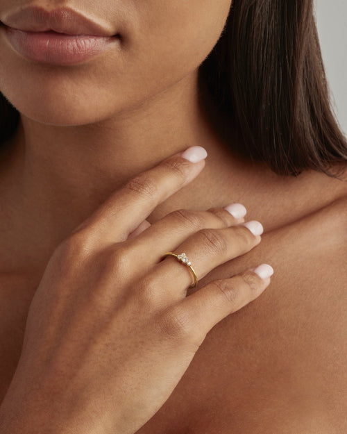 Yellow Gold Vermeil Mist Ring