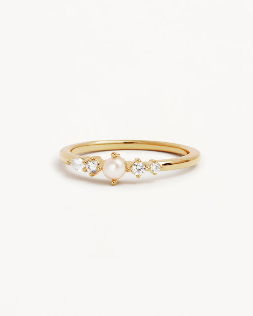 Yellow Gold Vermeil Sea Foam Ring