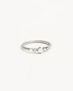 White Gold Vermeil Sea Foam Ring