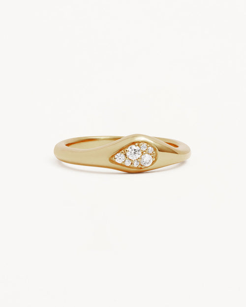 Yellow Gold Vermeil Ocean Mist Ring