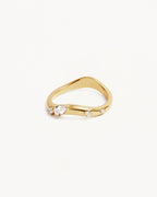 Yellow Gold Vermeil Chasing Tides Ring