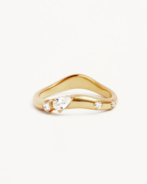 Yellow Gold Vermeil Chasing Tides Ring
