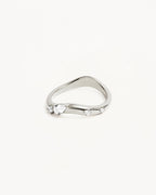 White Gold Vermeil Chasing Tides Ring