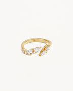 Yellow Gold Vermeil Ocean Whisper Ring