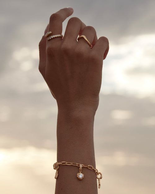 Yellow Gold Vermeil Endless Tides Ring