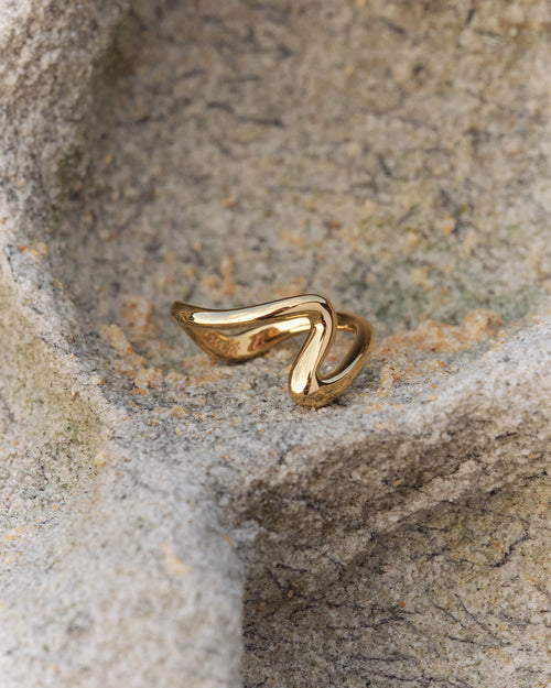 Yellow Gold Vermeil Flow of Life Ring