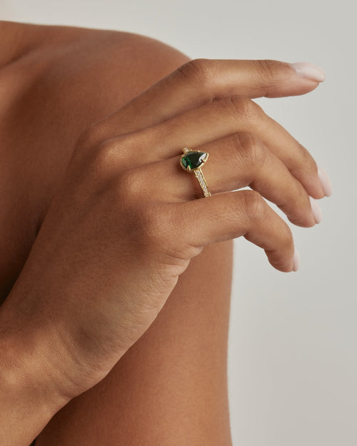 Yellow Gold Vermeil Soul Searching Ring