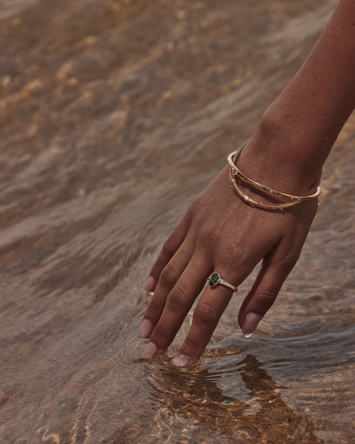 Yellow Gold Vermeil Soul Searching Ring