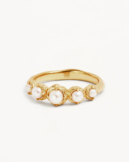Yellow Gold Vermeil Peace Within Ring
