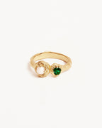 Yellow Gold Vermeil Moonlit Tides Ring