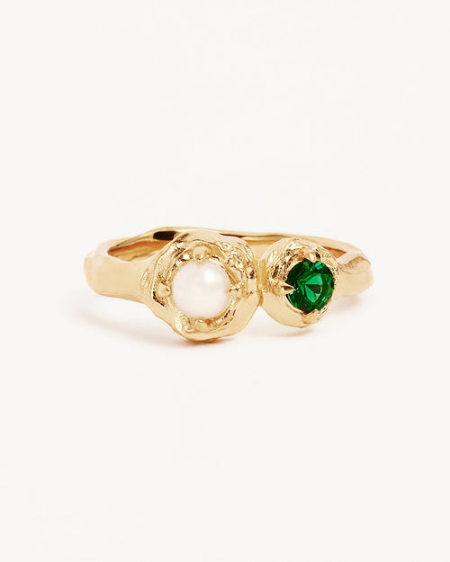 Yellow Gold Vermeil Moonlit Tides Ring