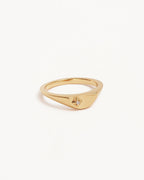 Yellow Gold Vermeil Lotus Ring
