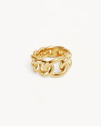Yellow Gold Vermeil Strength Ring