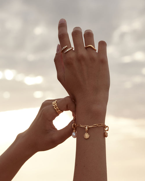 Yellow Gold Vermeil Strength Ring