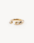 Yellow Gold Vermeil Dewdrop Ring