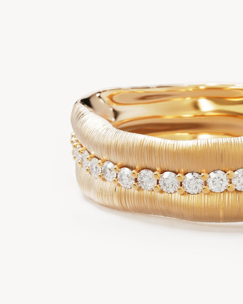 Yellow Gold Vermeil Begin Again Band Ring