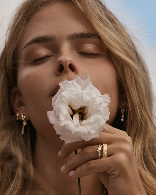 Yellow Gold Vermeil Begin Again Band Ring