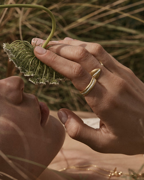 Yellow Gold Vermeil Awaken Ring