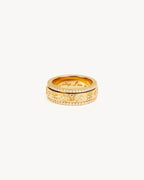 Yellow Gold Vermeil I Am Enough Spinning Meditation Ring
